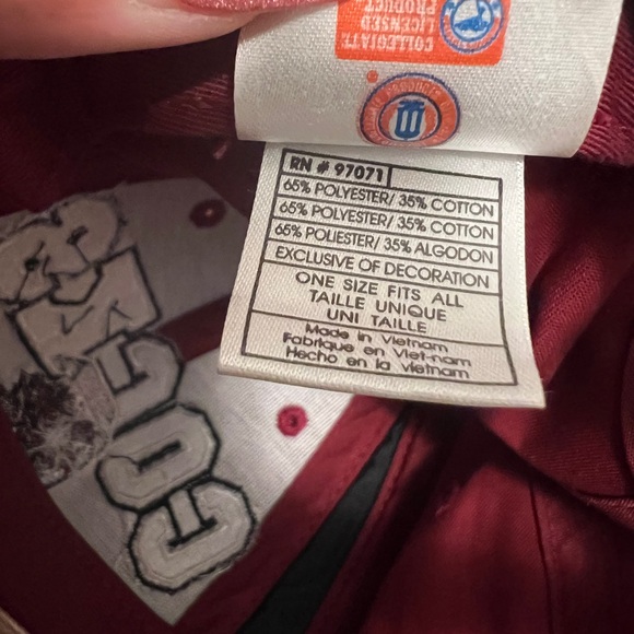 Carolina Gamecocks Adjustable Hat One Size Fits All Embroidered Stitching - Picture 4 of 6